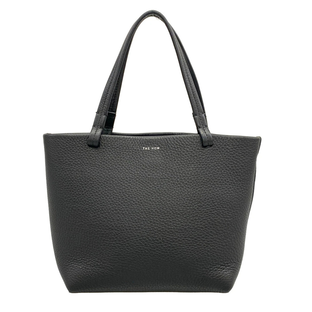 The Row Park Tote Small Black Grain #371760T23B
